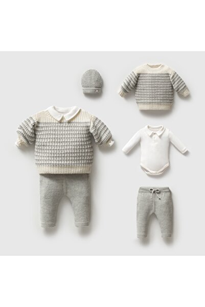 Nipperland Men's Striped Thessaloniki Knitwear Set