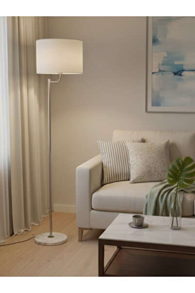 BEC49 Tall modern floor lamp – a stand lamp with a sophisticated, contemporary design.