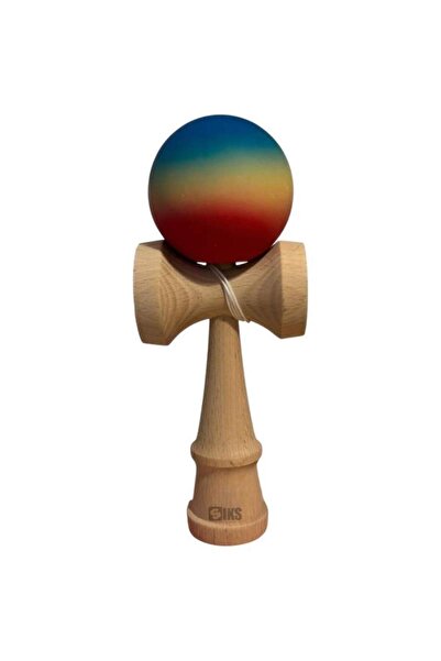 SIKS Kendama profesională pentru adulți și copii, fabricată din lemn cu bilă ...