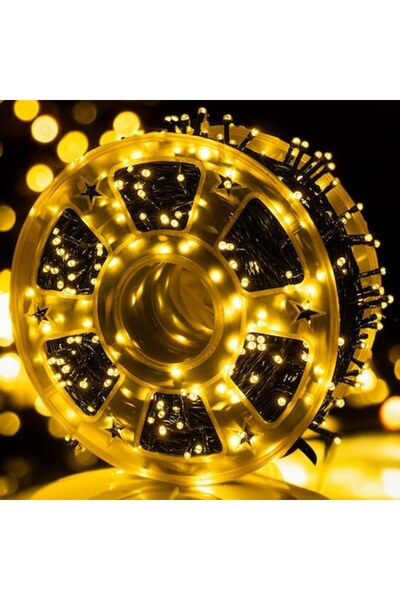 EDAR Rolă de lumini de Crăciun, 8 moduri de iluminare, alimentare prin priză ...