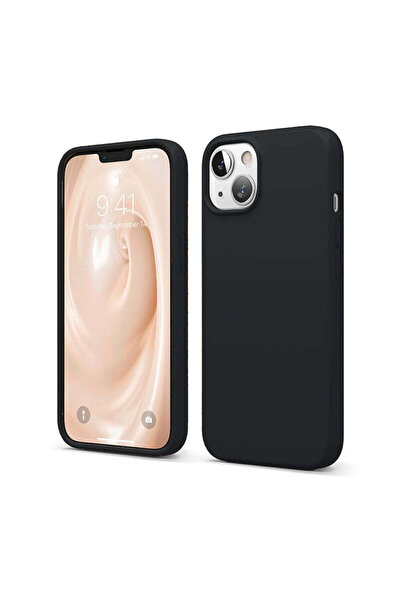 Casey Studios Husă de silicon iPhone 13 Mini, cu microfibră, subțire, de prot...