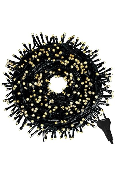 EDAR Șir luminos liniar de Crăciun, 8 moduri, alimentat la priză, cablu negru...