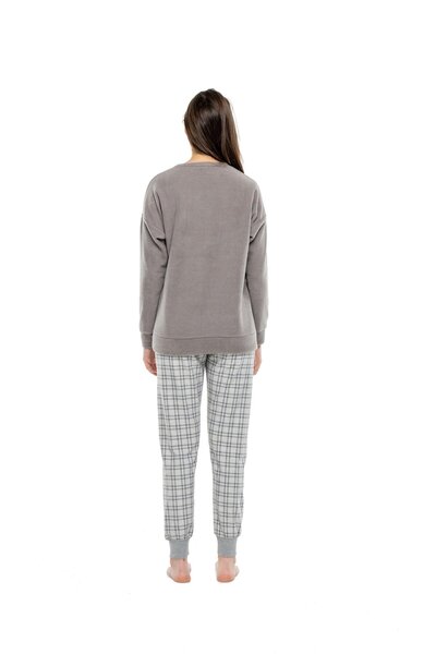 MOD Collection - Kadın Yuvarlak Yaka Pijama Takımı 3998