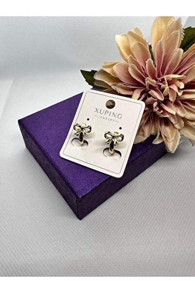 XUPING JEWELRY Steel Earrings with Bow Knot Figure