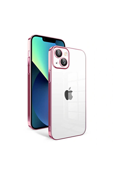 one depot only for quality life غطاء حماية لجهاز iPhone 13 مع إطار ملون لحماية الكاميرا