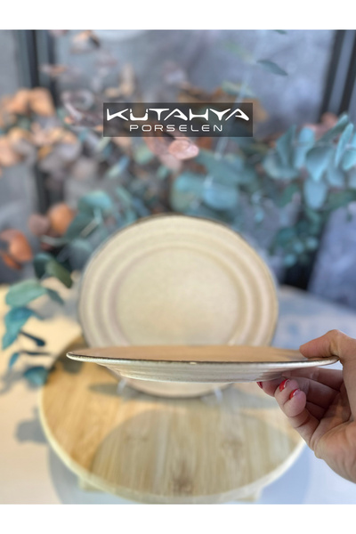 Kütahya Porselen Tuana tatlı tabağı 6 adet 20 cm