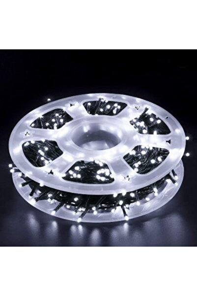 OEM Christmas light string roll 100m, 480 round V8 diamond LEDs, Cold White, Indoor & Outdoor