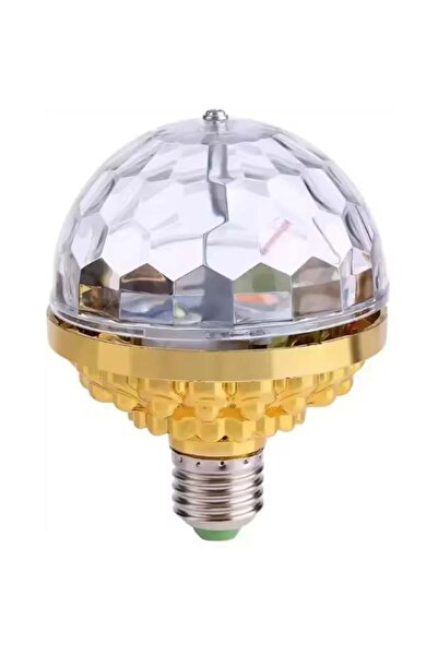 Generic 360° Automatic Rotating LED Disco Ball Light with E27 Socket