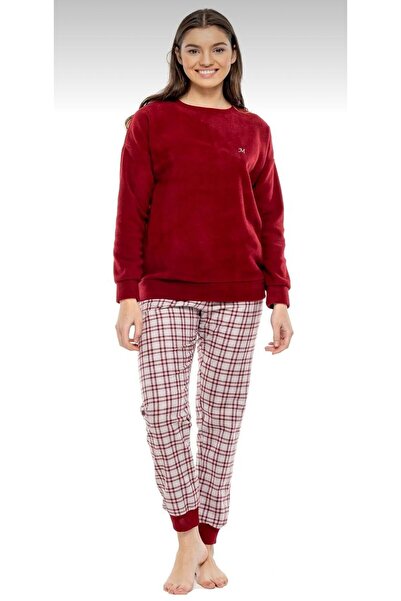 MOD Collection - Kadın Yuvarlak Yaka Pijama Takımı 3998