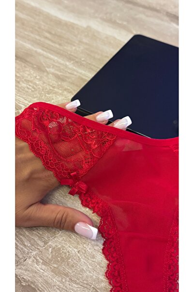 YOYYO Γυναικείο στρινγκ από δαντέλα από τούλι ειδικού σχεδιασμού - Εσώρουχα Γυναικεία εσώρουχα Daily Fantasy