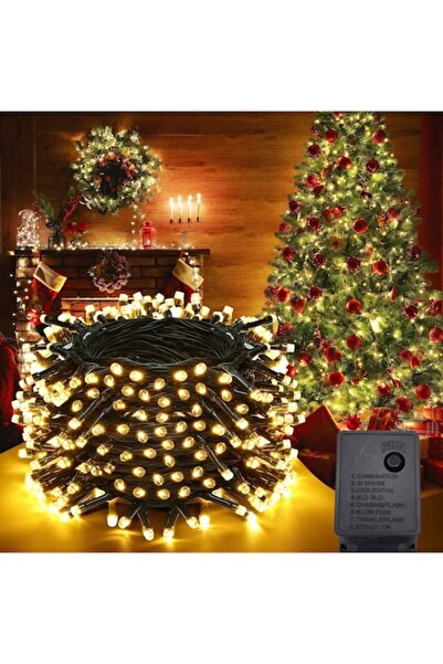 EDAR Lumini LED de Crăciun, liniare pentru interior/exterior, 8 moduri de ilu...