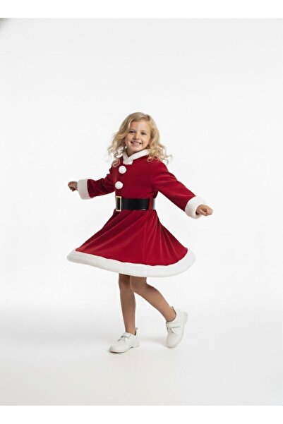 assef Girl's Christmas Costume Christmas Outfit Santa Claus