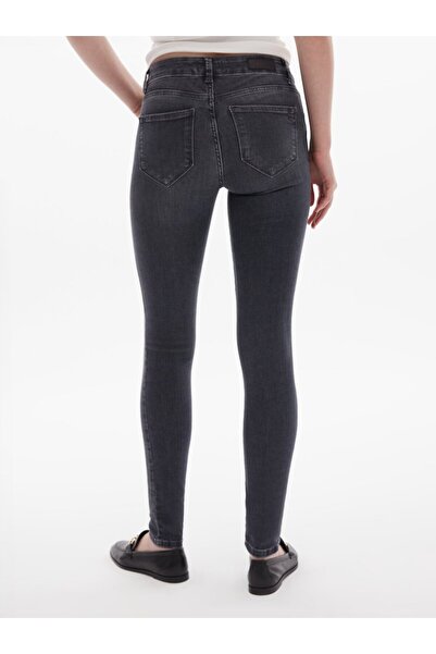 Ltb Nicole Slim Fit Mid-Waist Gray Jeans
