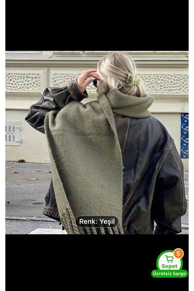 Nilbutik Premium Soft Boucle Scarf