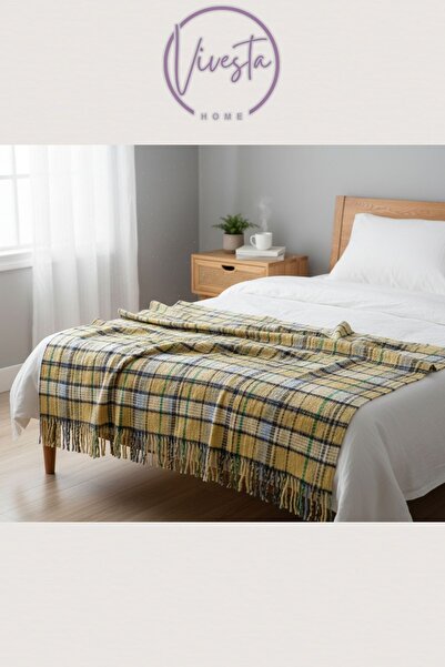 Vivesta Home Soft Scotch Blanket 150×200 cm – Warm, Stylish, and Comfortable Design