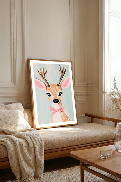 Dekorsiahome Tek Parça Ahşap Çerçeveli Oturma Odası Salon Mutfak Tablosu TK2152