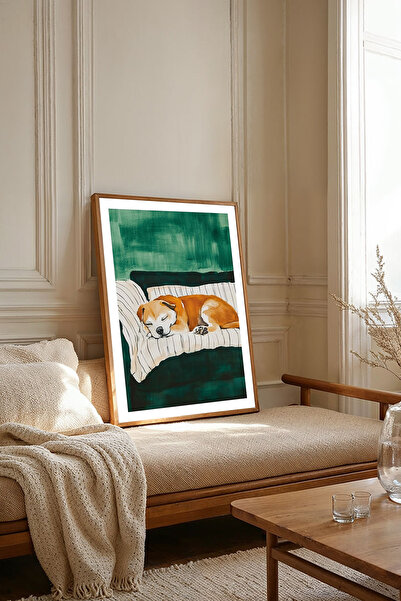 Dekorsiahome Τραπέζι σαλονιού κουζίνας με ξύλινο πλαίσιο μονοκόμματο TK2173