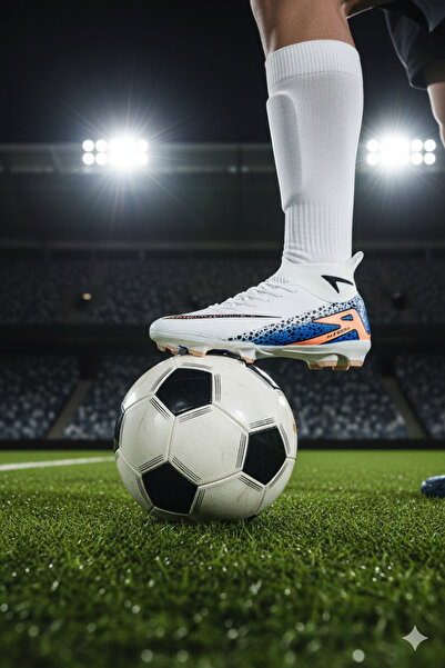 ZSHOES Unisex Tpu Imported Sole Flexible Premium Football Boots with Ankle/Stocking Support