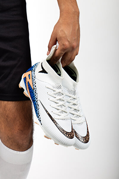 ZSHOES Unisex Tpu Imported Sole Flexible Premium Football Boots with Ankle/Stocking Support