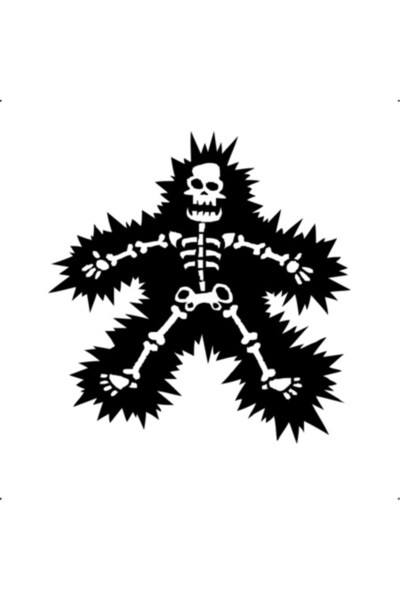 Oracal 651 Sticker auto shock electric, Marime 21 cm, negru