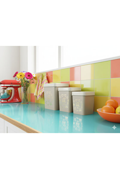 NY HOME 3-Piece Ponte Storage Container Set Beige