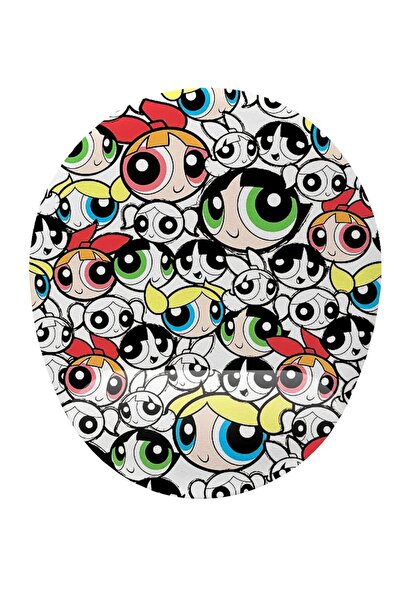 Hype Store أفكار جيدة لوحة ماوس مدعومة بالمعصم بنمط PowerPuff
