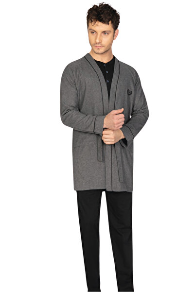 vory Men's 3-Piece Groom Robe Pajama Set Vr.A3.N55.Y01.D10
