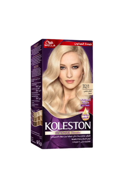 WE Koleston Intense Permanent Hair Color Cream with Argan Oil 312/1