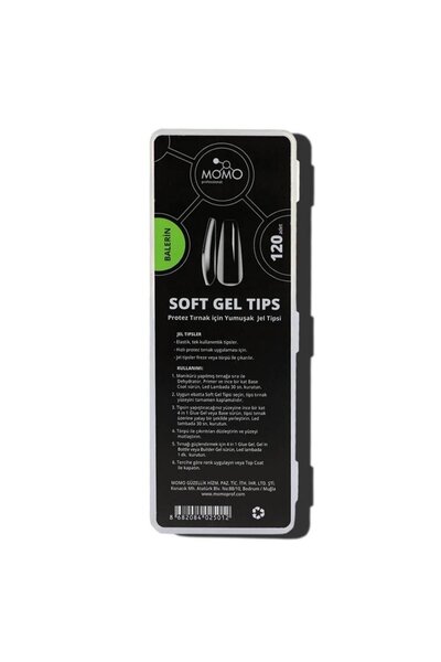 MOMO professional Momo Soft Gel Tips 120pcs. Balerin