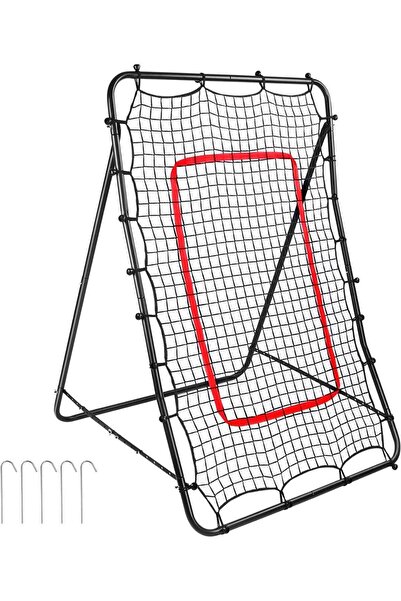 AZAF Football Bouncer Kickback Rebounder - Adjustable Angles Training Equipment with Removable Football