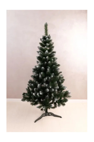 OEM Artificial Christmas Tree 180 cm, European Spruce, 450 Branches, White-Tipped, Plastic Stand