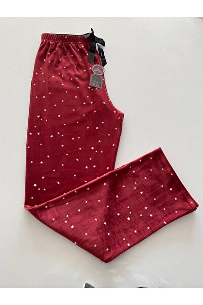 Lady Queen Plus Size French Velvet Pajama Bottoms