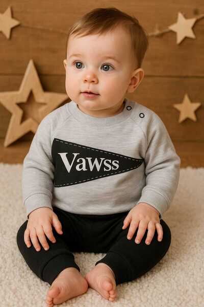 krm kerem bebe Vaws Written Double Baby Set
