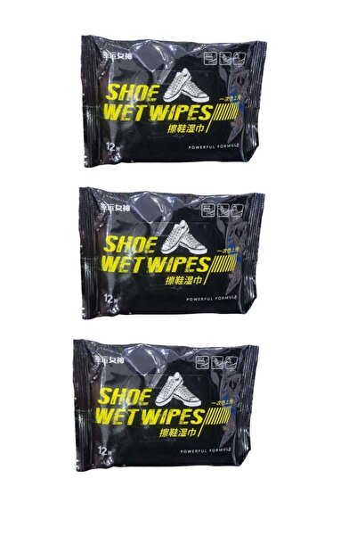 Generic Shoe Cleaning Wet Wipes 12 x 3