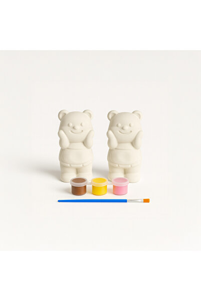 Tabby Design Sevimli Ayıcık Beton Taş Boyama Seti