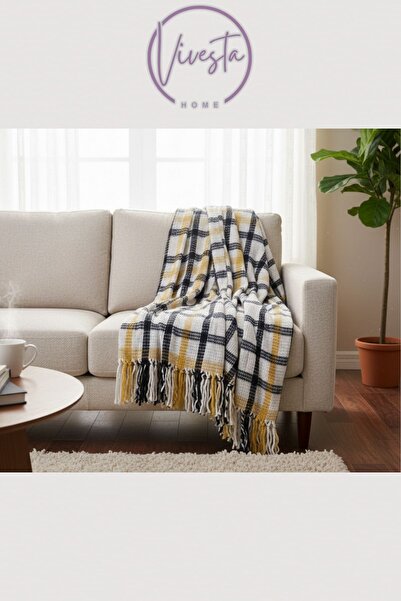 Vivesta Home Yumuşacık Scotch Battaniye 150×200 cm – Sıcak, Şık ve Konforlu T...
