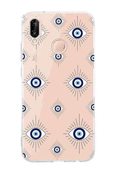 FLAMENKO حافظة هاتف شفافة متوافقة مع هاتف هواوي P20 لايت