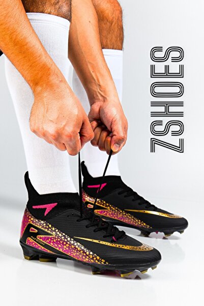 ZSHOES Unisex Tpu Imported Sole Flexible Premium Football Boots with Ankle/Stocking Support