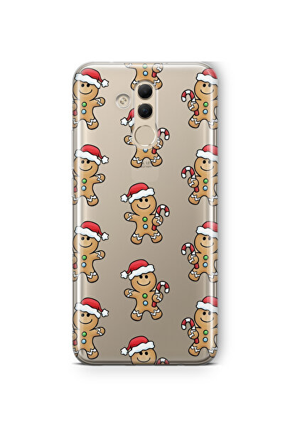 FLAMENKO حافظة هاتف شفافة متوافقة مع هاتف هواوي ميت 20 لايت بنمط الزنجبيل