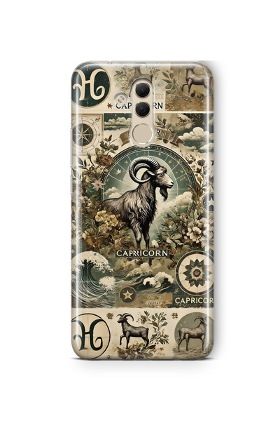 FLAMENKO حافظة هاتف شفافة بنمط برج الجدي متوافقة مع هاتف هواوي ميت 20 لايت