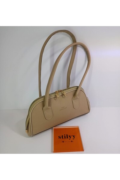 stilyy Beige Women's Hand and Shoulder Bag