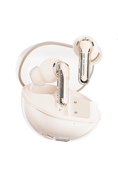 Shop a Way Soundpeats Clear Beige Bluetooth Earphones, Wireless In-Ear Headph...