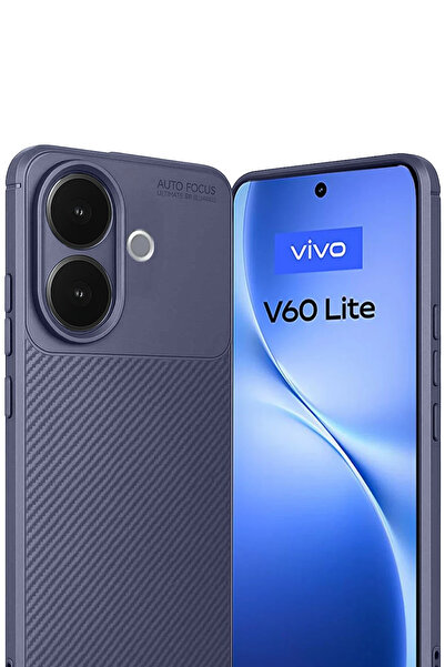 NewFace Lvsqvr Vivo V60 Lite Auto Focus Carbon Cover (01547) - Navy Blue