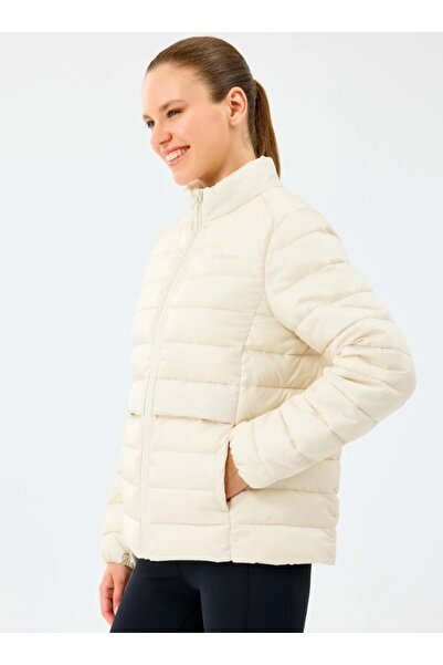 SKECHERS W Essential Outerwear Padded Jacket S231240 Women's Coat Beige