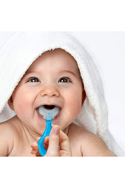 Easycare baby Periuta dinti din silicon pentru copii si bebelusi 360º