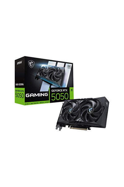 MSI Geforce Rtx 5050 8gb Gaming Oc Gddr6 128bit Dx12 Gaming (oyuncu) Ekran Kartı