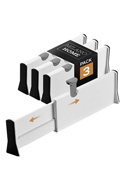 Hype Store home 3lü Çekmece Düzenleyici ve Ayırıcı, Teleskopik Çekmece Düzenl...