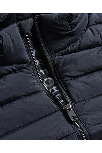 SKECHERS M Puffer Jacket S2520277 Чоловічий пуховик ЧОРНИЙ