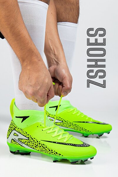 ZSHOES Unisex Tpu Imported Sole Flexible Premium Football Boots with Ankle/Stocking Support