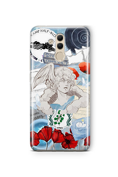 FLAMENKO حافظة هاتف شفافة بنمط هايبنوس متوافقة مع هاتف هواوي ميت 20 لايت